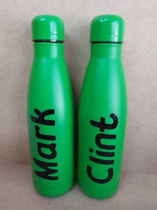 Picture of Personalized 500ml Stainless Steel Water Bottle - Green