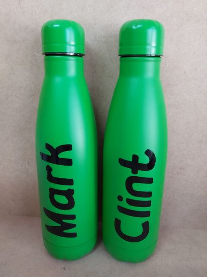 Picture of Personalized 500ml Stainless Steel Water Bottle - Green