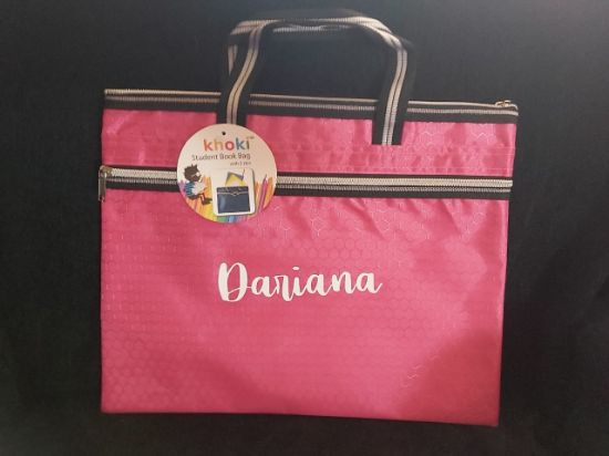 Picture of Personalized Book Bag - Pink