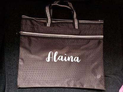Picture of Personalized Book Bag - Black
