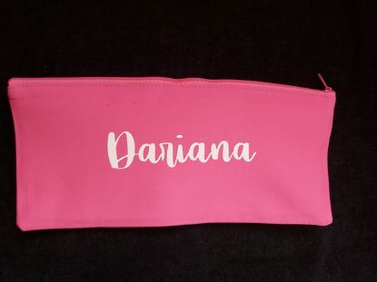 Picture of Personalized Neoprene Pencil Case - Pink