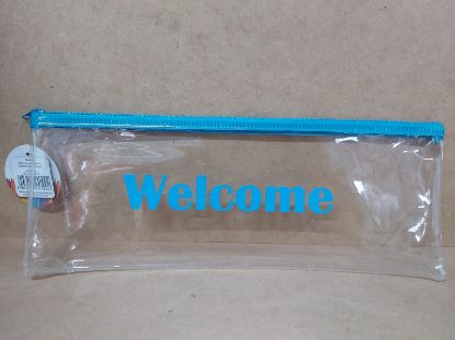 Picture of Personalized Clear Pencil Case - Blue