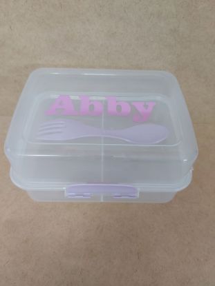 Picture of Personalized Division Lunch Box - Lilac