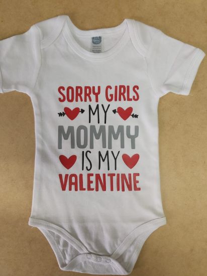 Picture of Baby grow - Sorry Girls My Mommy Is My Valentine